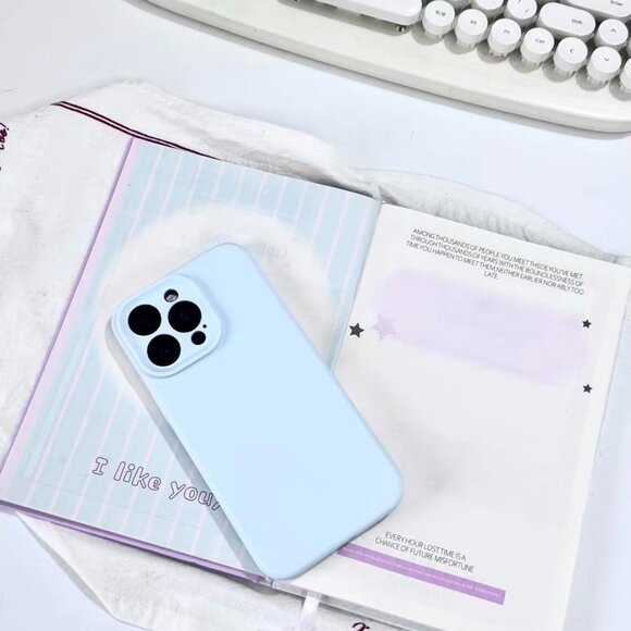 Light Blue iPhone 15 Pro Max Case - Picture 2 of 2